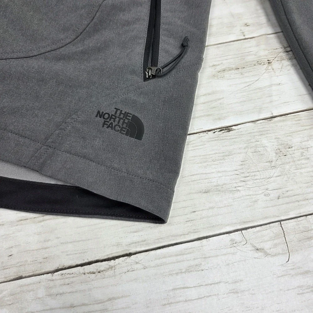 The North Face Jacket Women L Grey WindWall Softshell PulteGroup Full‎ Zip